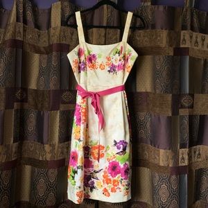 Spring flowers Fit and Flare Dress